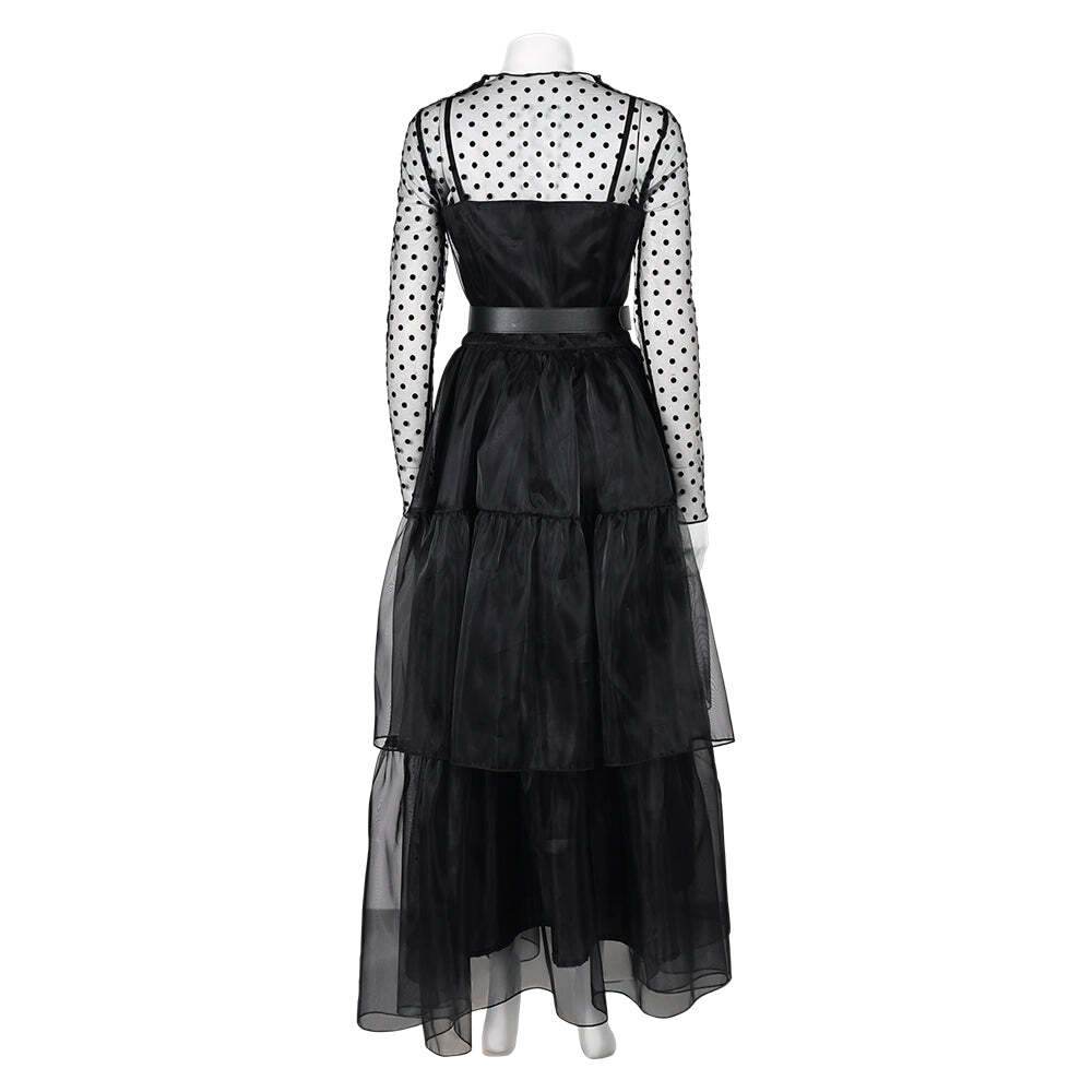 Lisa Frankenstein Misty Cosplay Costume Women Black Dress Party Carnival - Ecosfun