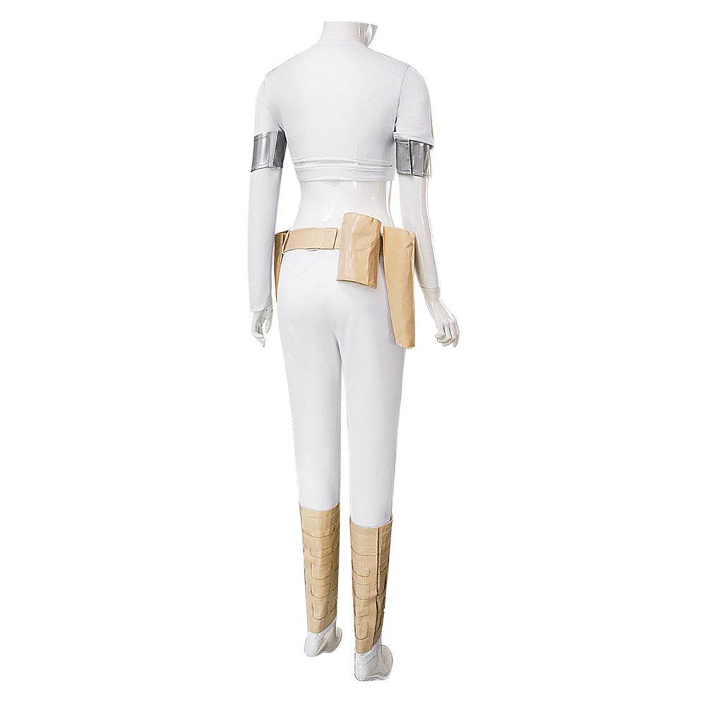 Adult and Kids Padme Amidala Outfits Carnival Suit Cosplay Costume - Ecosfun