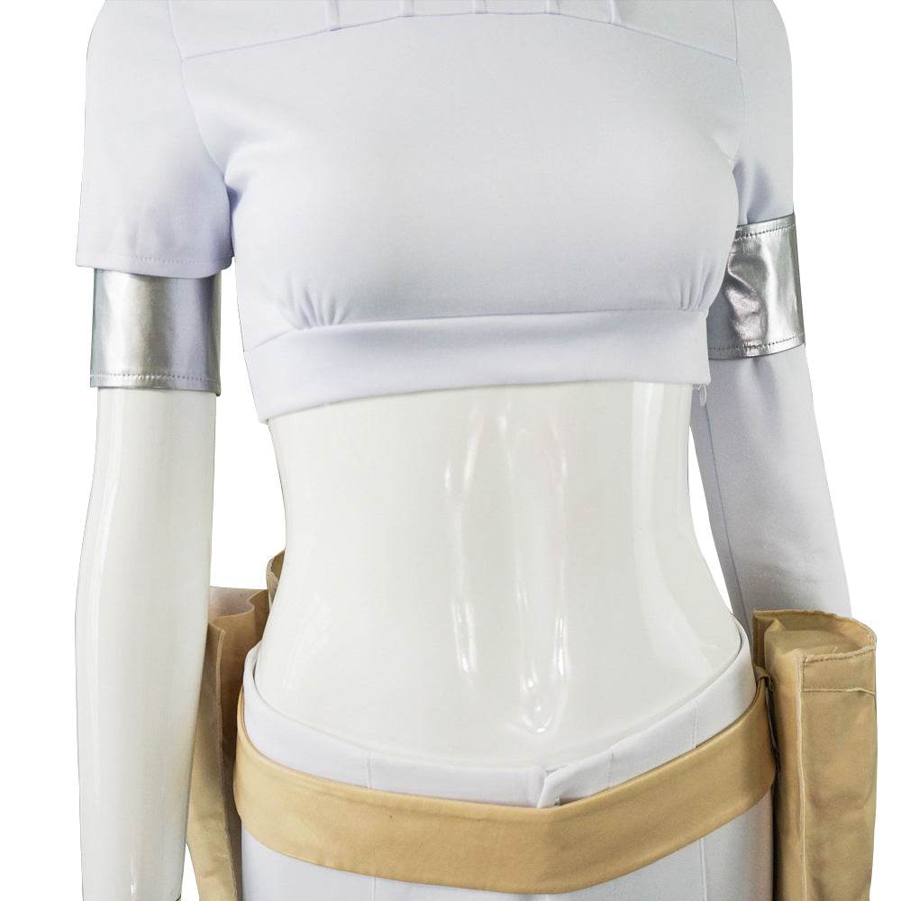 Adult and Kids Padme Amidala Outfits Carnival Suit Cosplay Costume - Ecosfun