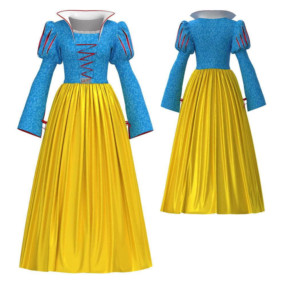 2025 Snow White Dress Cosplay Costume Halloween Party Carnival - Ecosfun