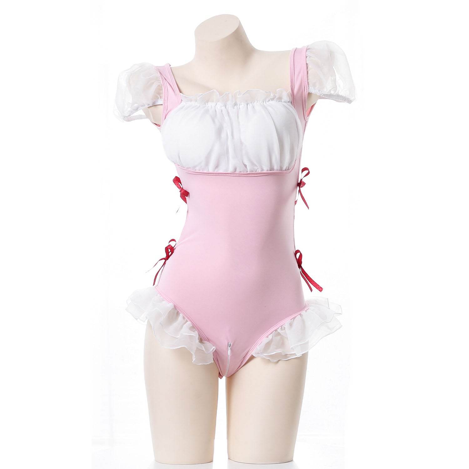 Lotus Leaf One-Piece Princess Maid Uniform Suit - Ecosfun