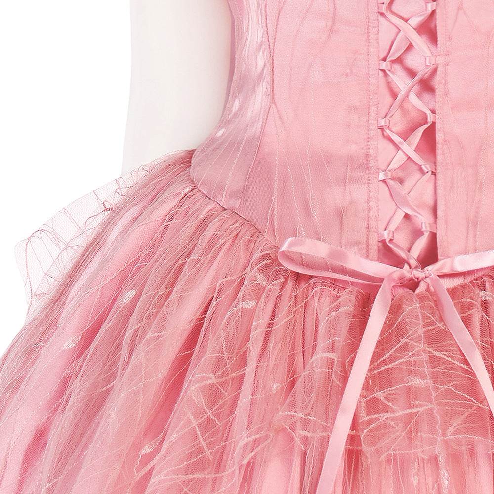 Wicked Glinda Women Pink Dress Outfit Carnival Halloween Cosplay Costume - Ecosfun