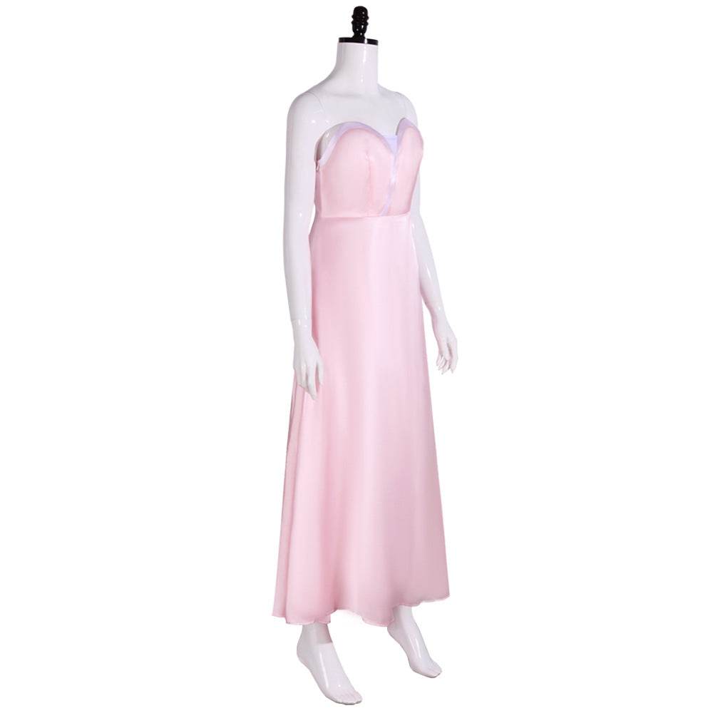 Wicked Glinda Women Pink Suspender Dress Outfit Carnival Cosplay Costume - Ecosfun