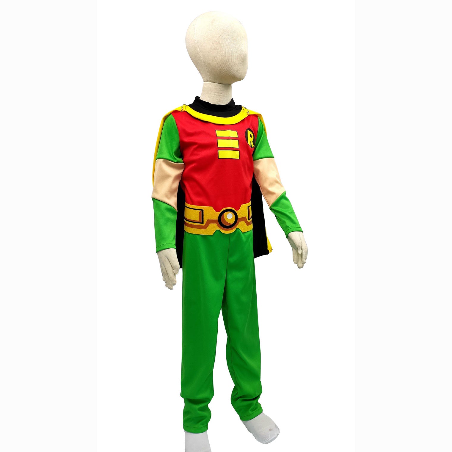 DC Teen Titans Robin Cosplay Kostüm Halloween für Kinder Kind