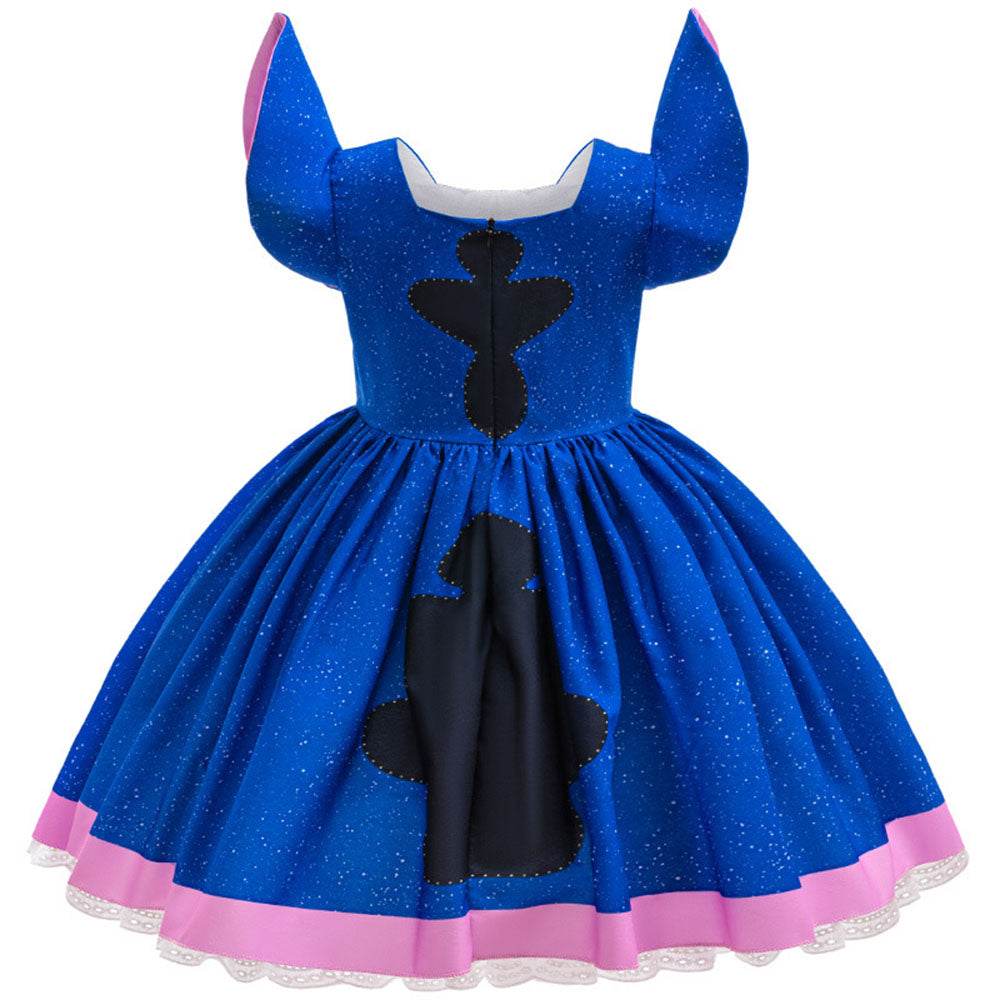 Stitch girls cute cosplay dress Costume tutu skirt Halloween - Ecosfun