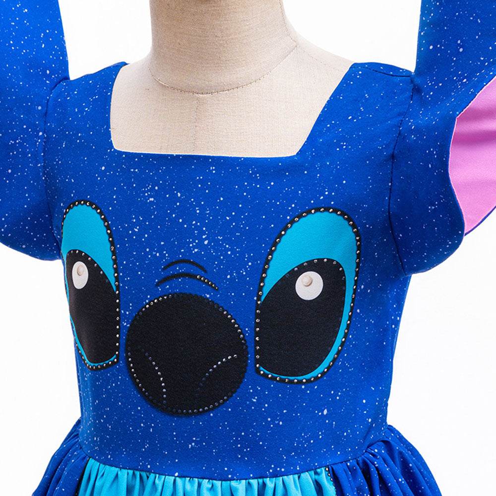 Stitch girls cute cosplay dress Costume tutu skirt Halloween - Ecosfun
