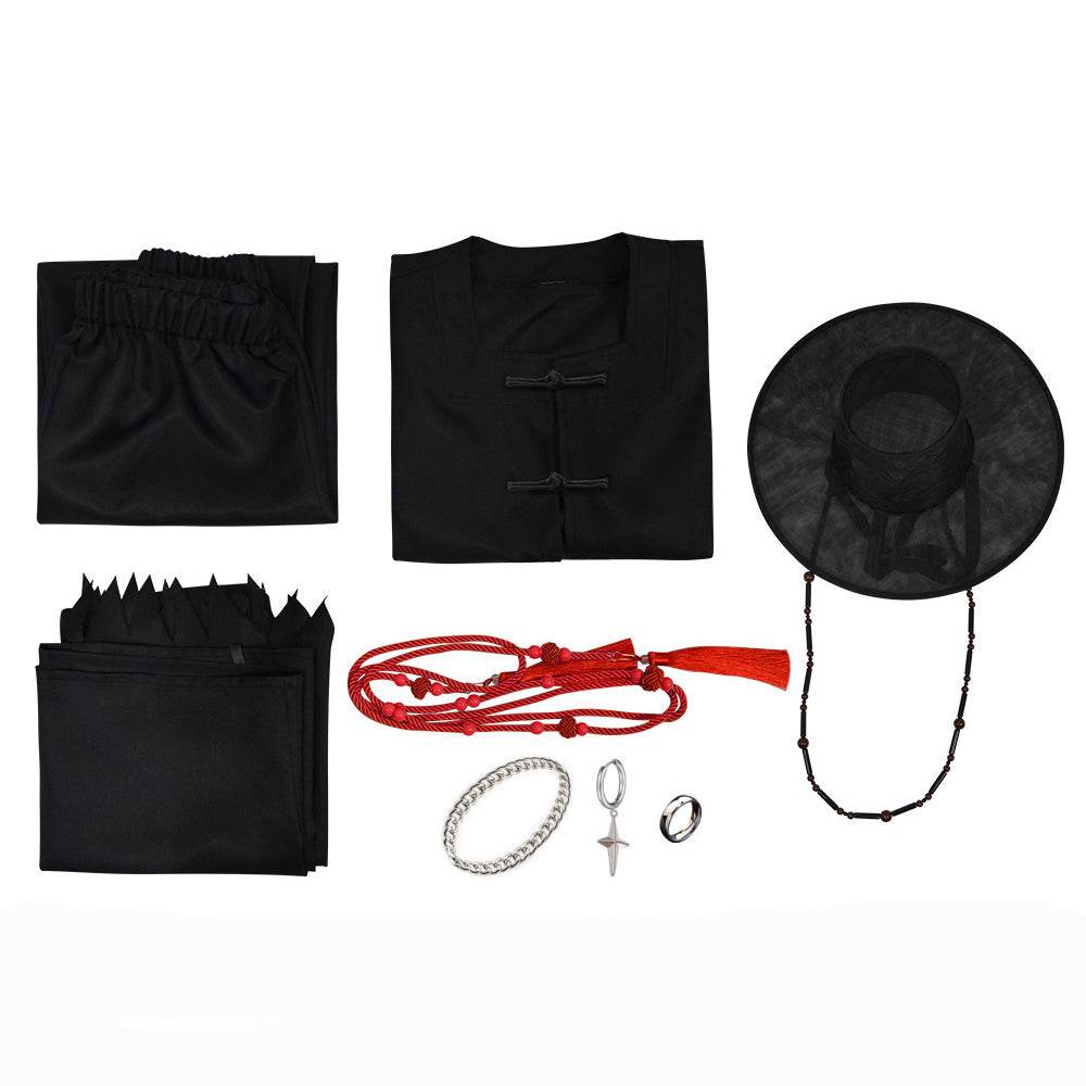 Kpop Demon Hunters Jinu Costume Cosplay Outfit Hat For Adult Man Halloween - Ecosfun
