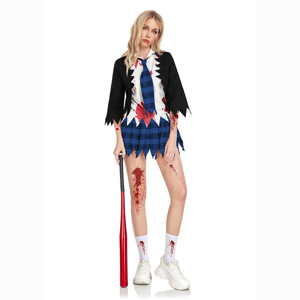 College Vampir Kostüm Horror Zombie Studenten Uniform Party Frauen Halloween