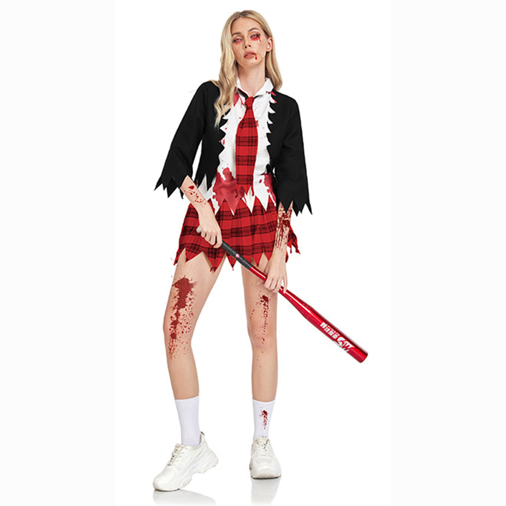 College Vampir Kostüm Horror Zombie Studenten Uniform Party Frauen Halloween