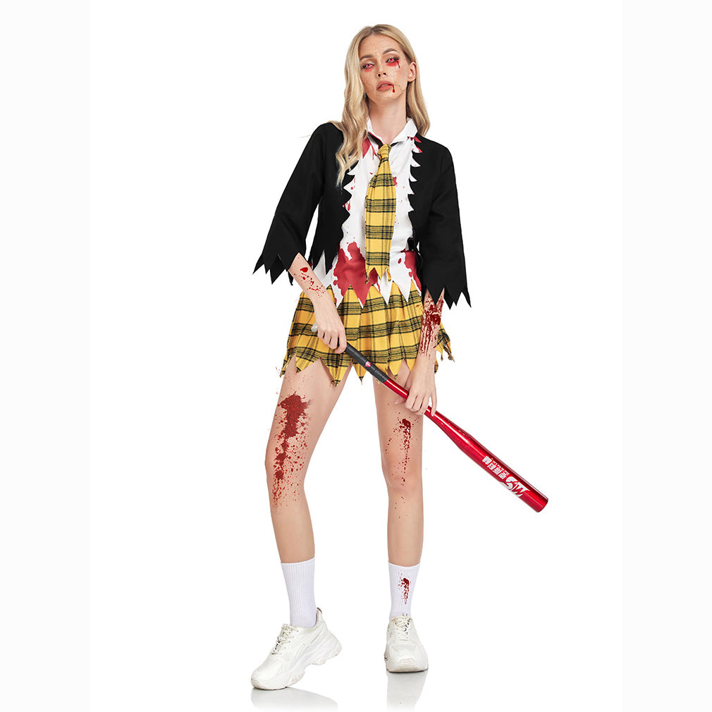 College Vampir Kostüm Horror Zombie Studenten Uniform Party Frauen Halloween