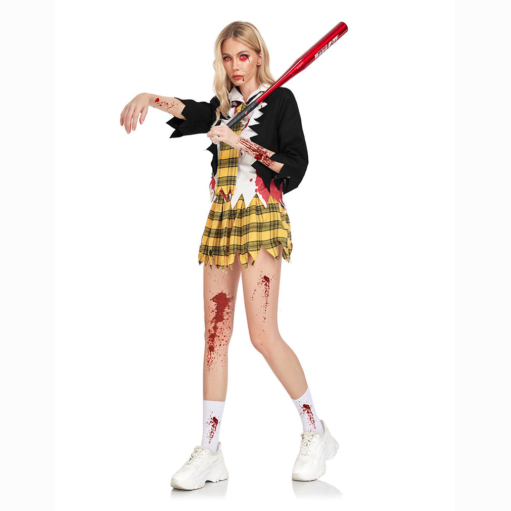 College Vampir Kostüm Horror Zombie Studenten Uniform Party Frauen Halloween