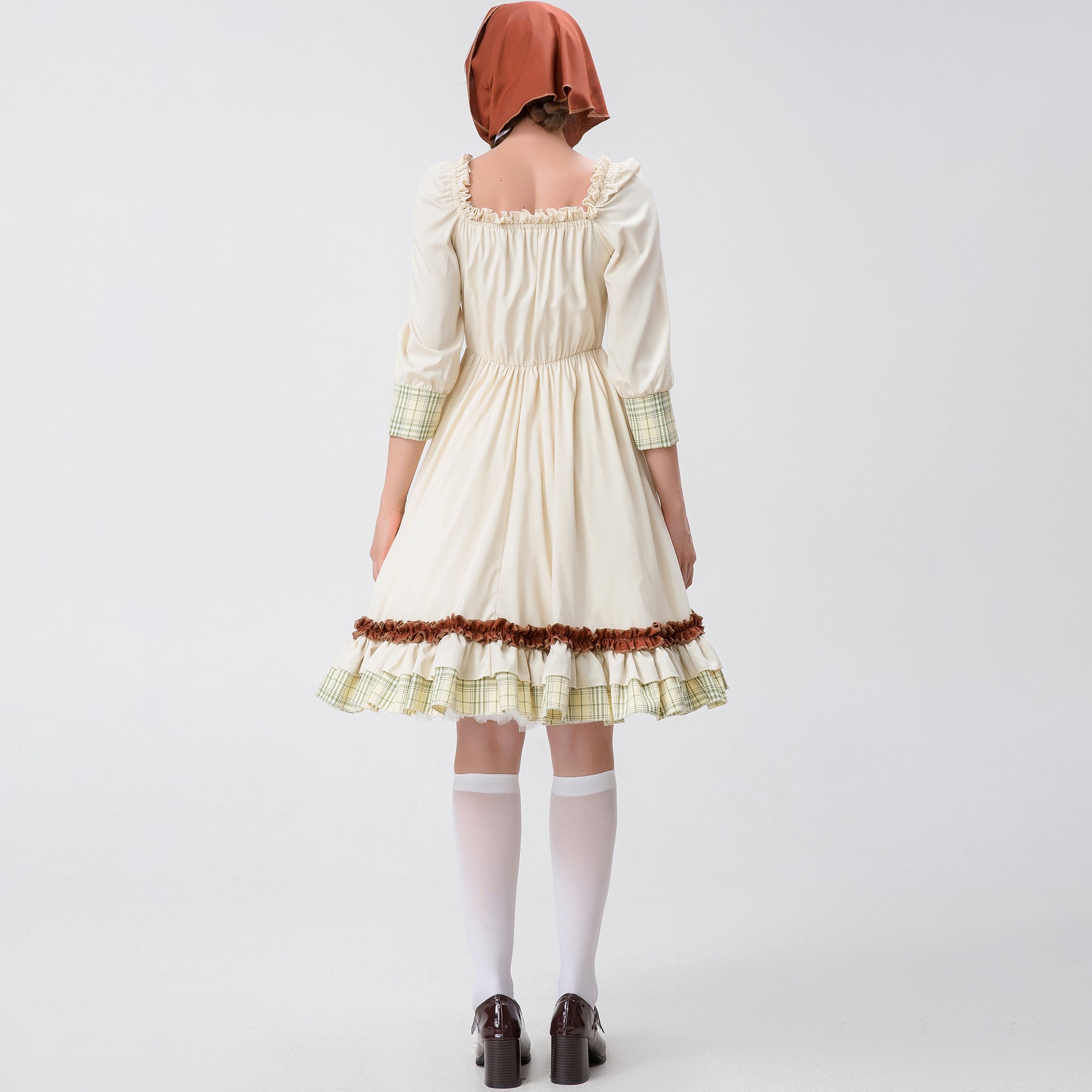 Little Red Riding Hood Halloween Dress Costume Maid Stage Suit