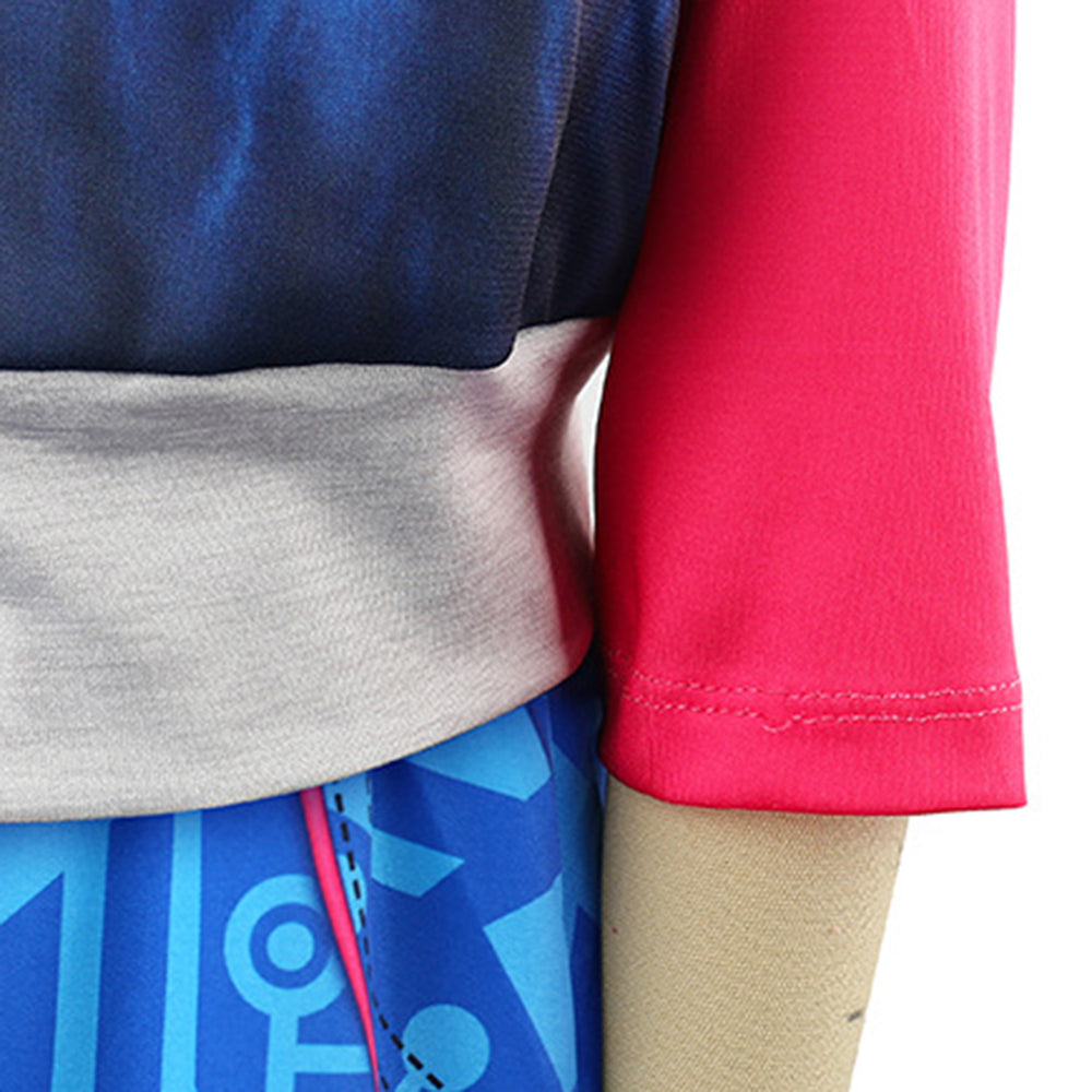 Zombies 4 Addison Kostüm für Kinder Mädchen Cheerleader Verkleidung 3-Teilig Halloween