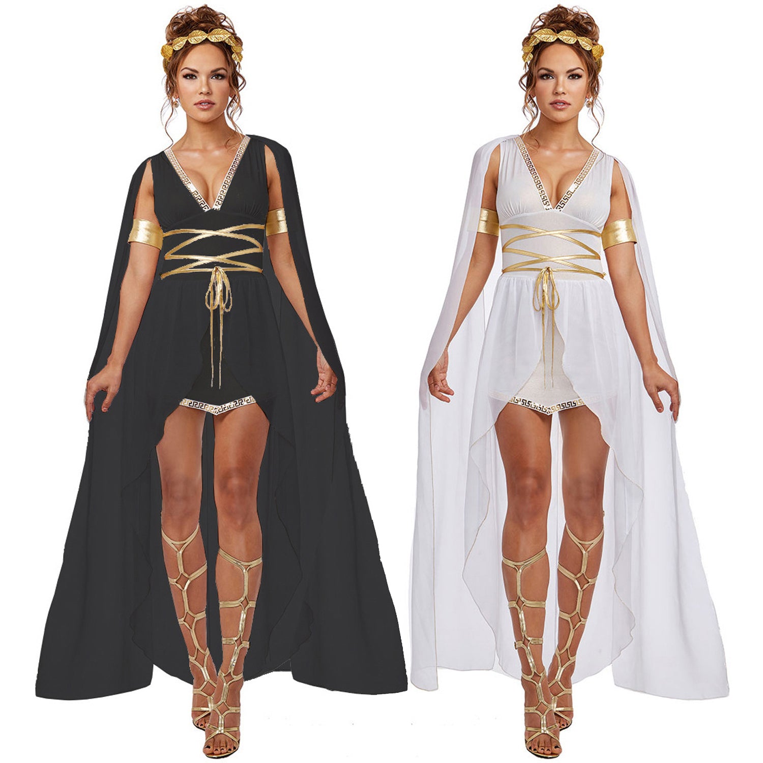 Griechisches Göttin Halloween Kostüm Kleid für Damen
