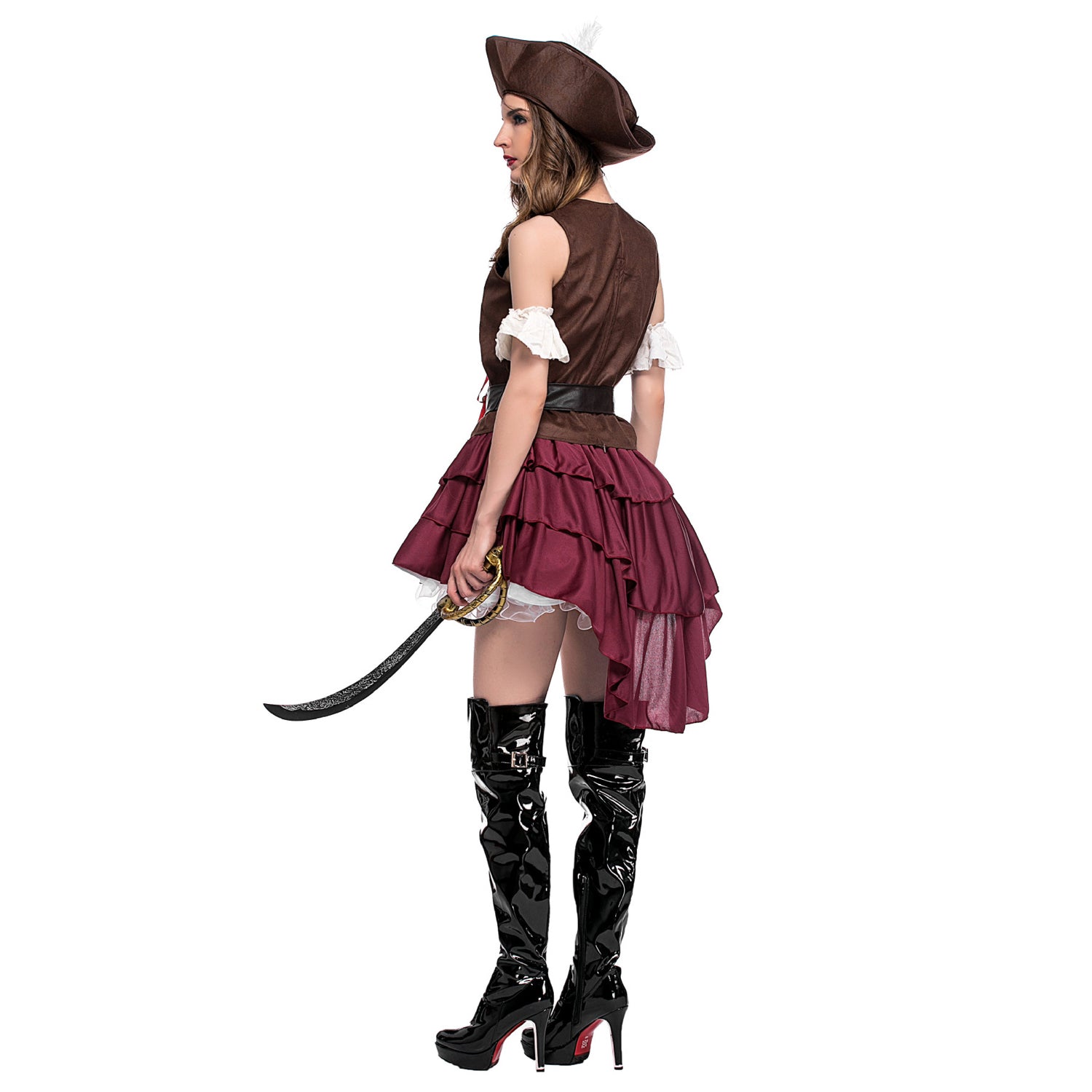 Piraten der Karibik Kapitän Damen Piratenkostüm