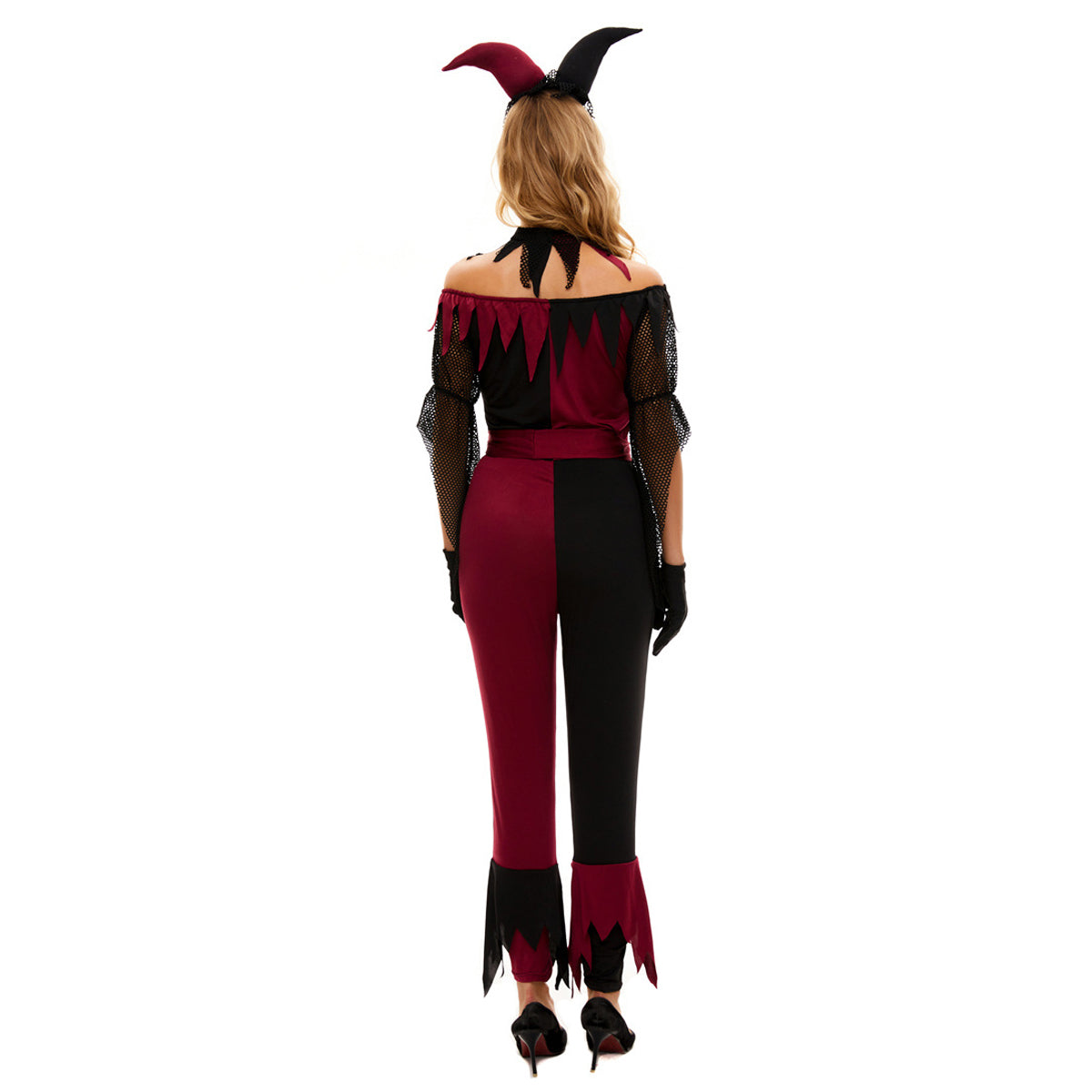 Suicide Squad Psycho Jester Clown Kostüm für Frauen Halloween