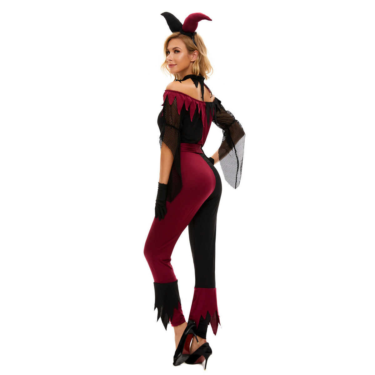 Suicide Squad Psycho Jester Clown Kostüm für Frauen Halloween