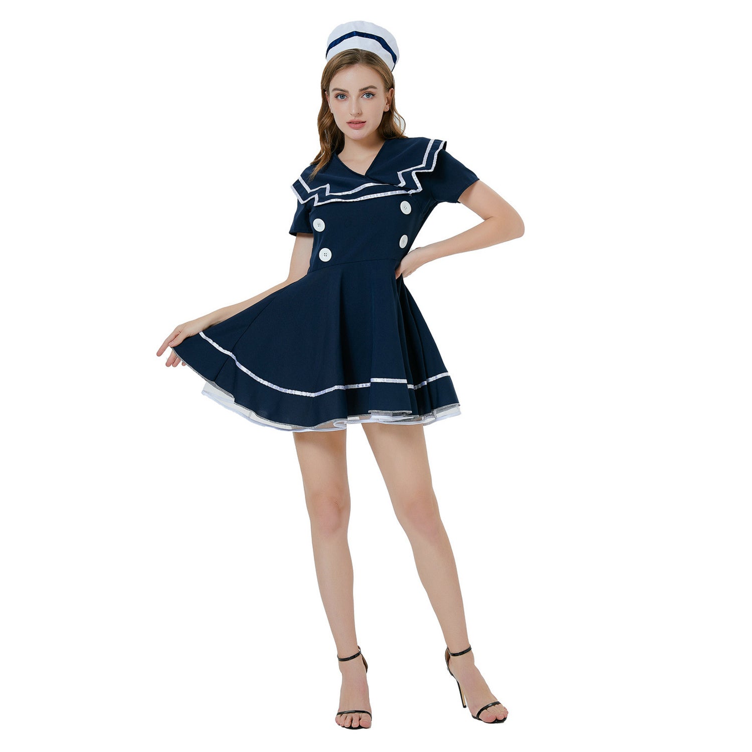 Pin Up Sailor Women Captain Costume