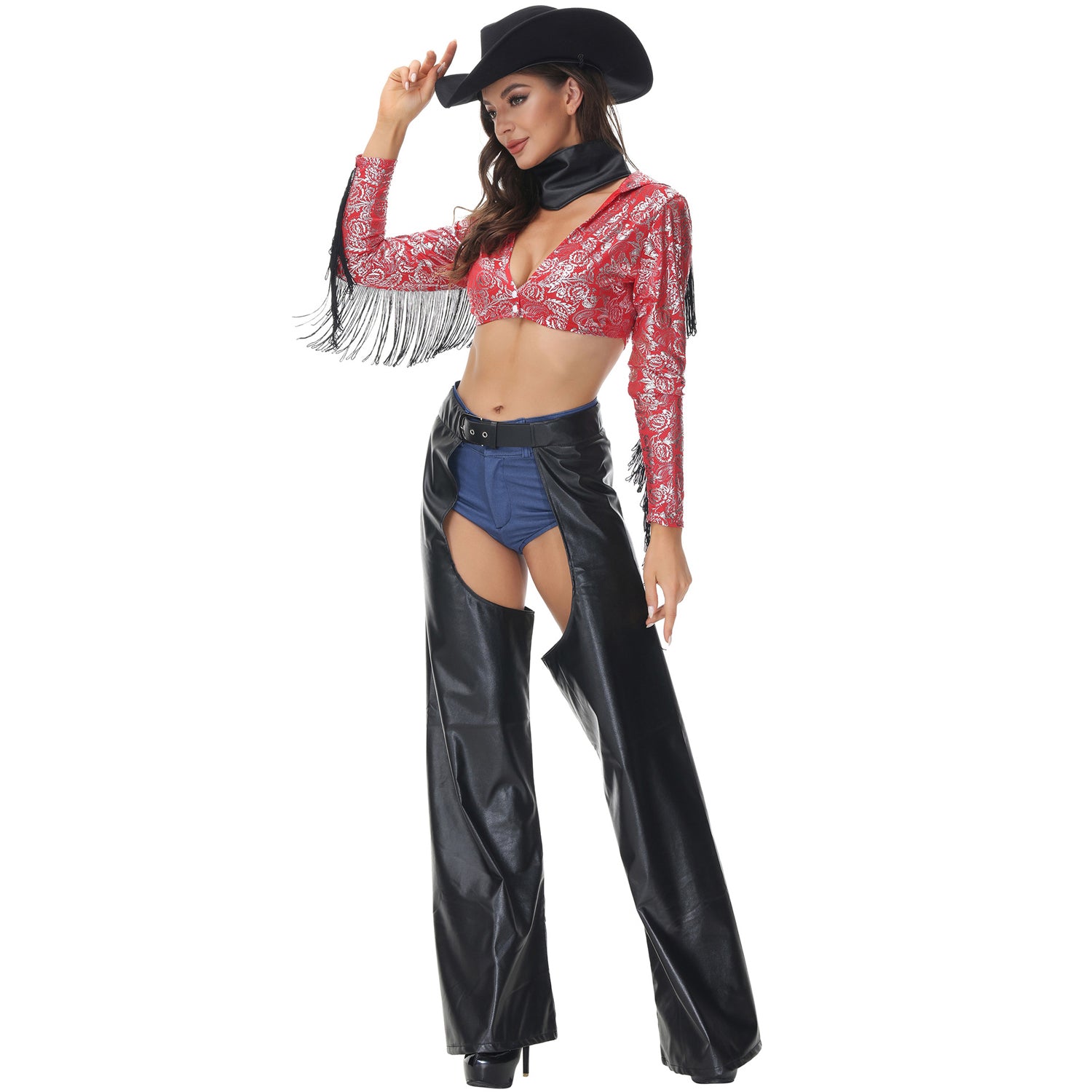 Authentic Western Style Ride Out Cowgirl Costume