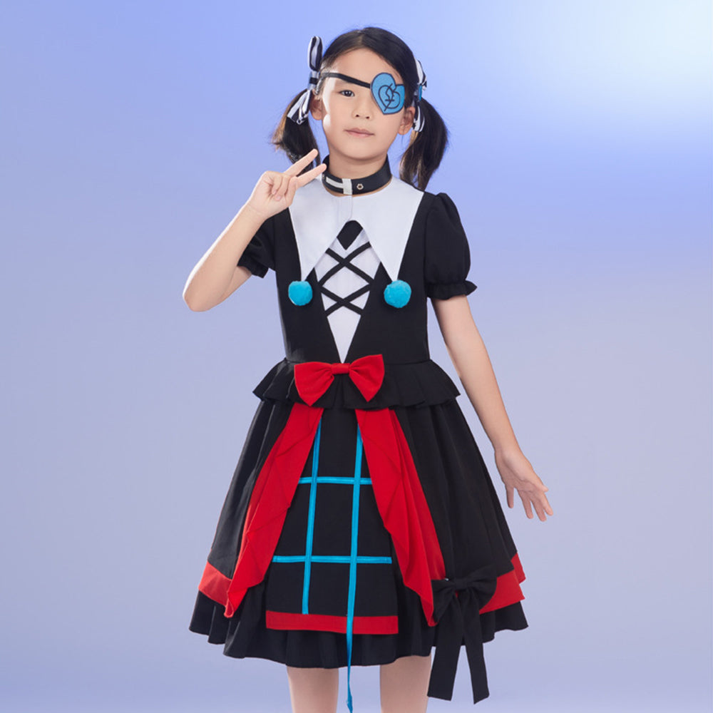 Spiel Eggy Party Stella Stumme Mädchen Cosplay Kostüm Set