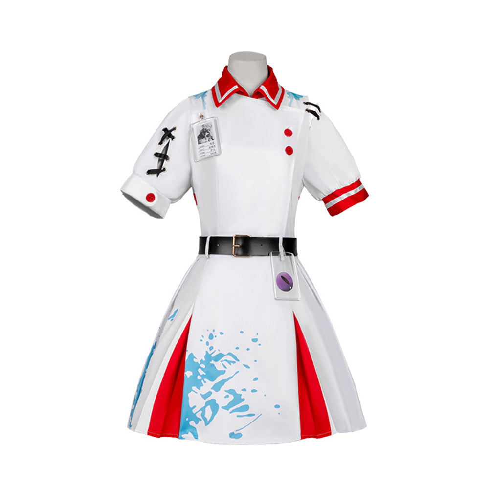 Game Heartbroken Nurse Heather Eggy Party Cosplay Costume For Women