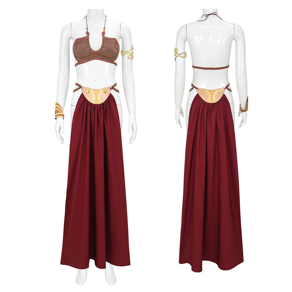 Star Wars Leia Organa Princess Carnival Suit Cosplay Costume For Adults