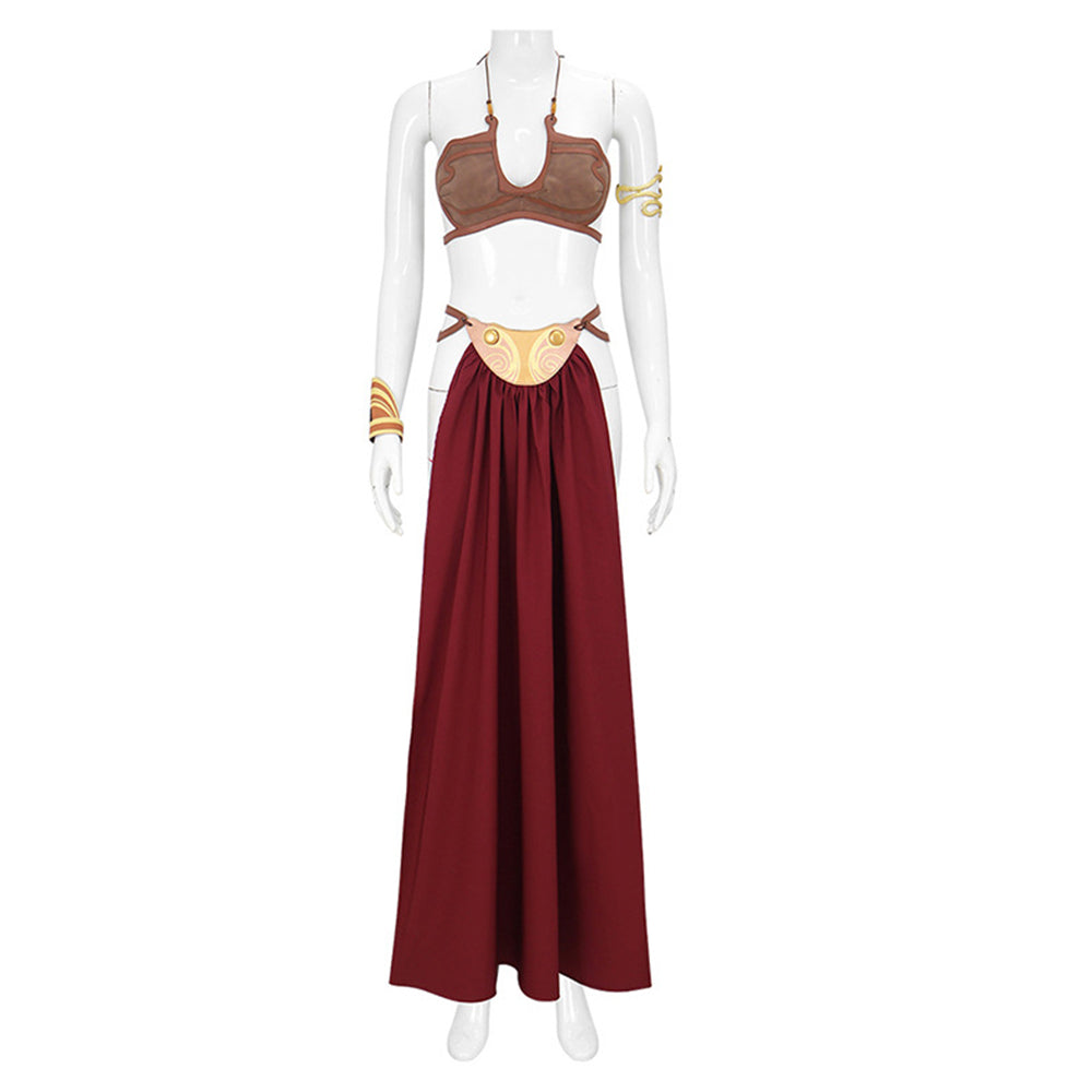 Star Wars Leia Organa Princess Carnival Suit Cosplay Costume For Adults