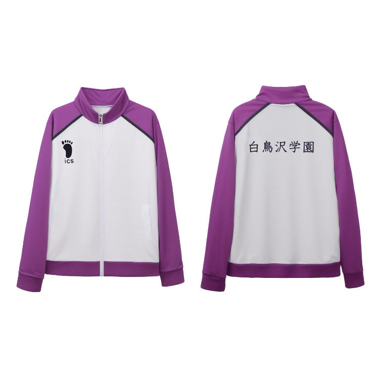 Haikyu!! Inarizaki Schuluniformen Anime Cosplay Kostüme Karneval Party Komplettset