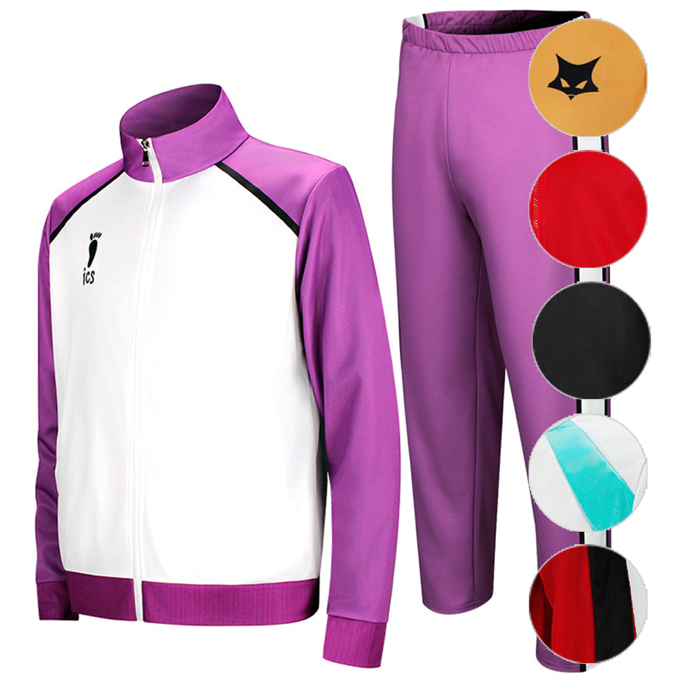 Haikyu!! Inarizaki Schuluniformen Anime Cosplay Kostüme Karneval Party Komplettset