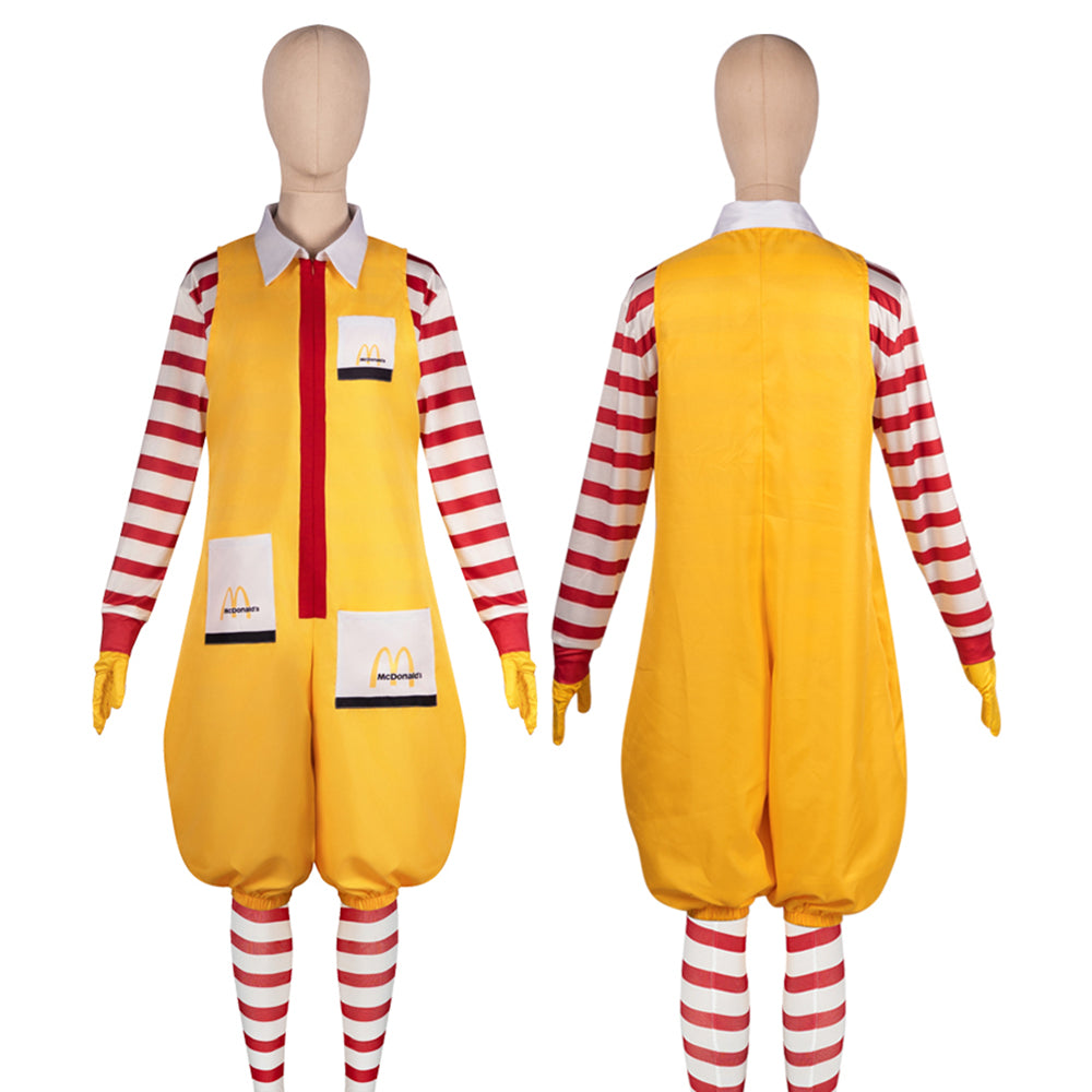 McDonald's Ronald Lustiges Cosplay-Kostüm Erwachsene Kinder Halloween