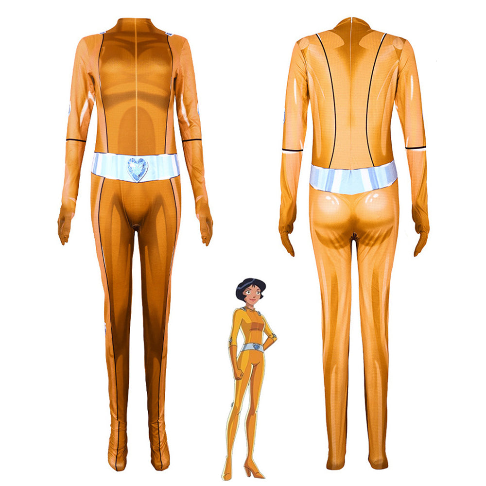 Totally Spies Clover Ewing Samantha Simpson Alexandra Bodysuit Kostüm