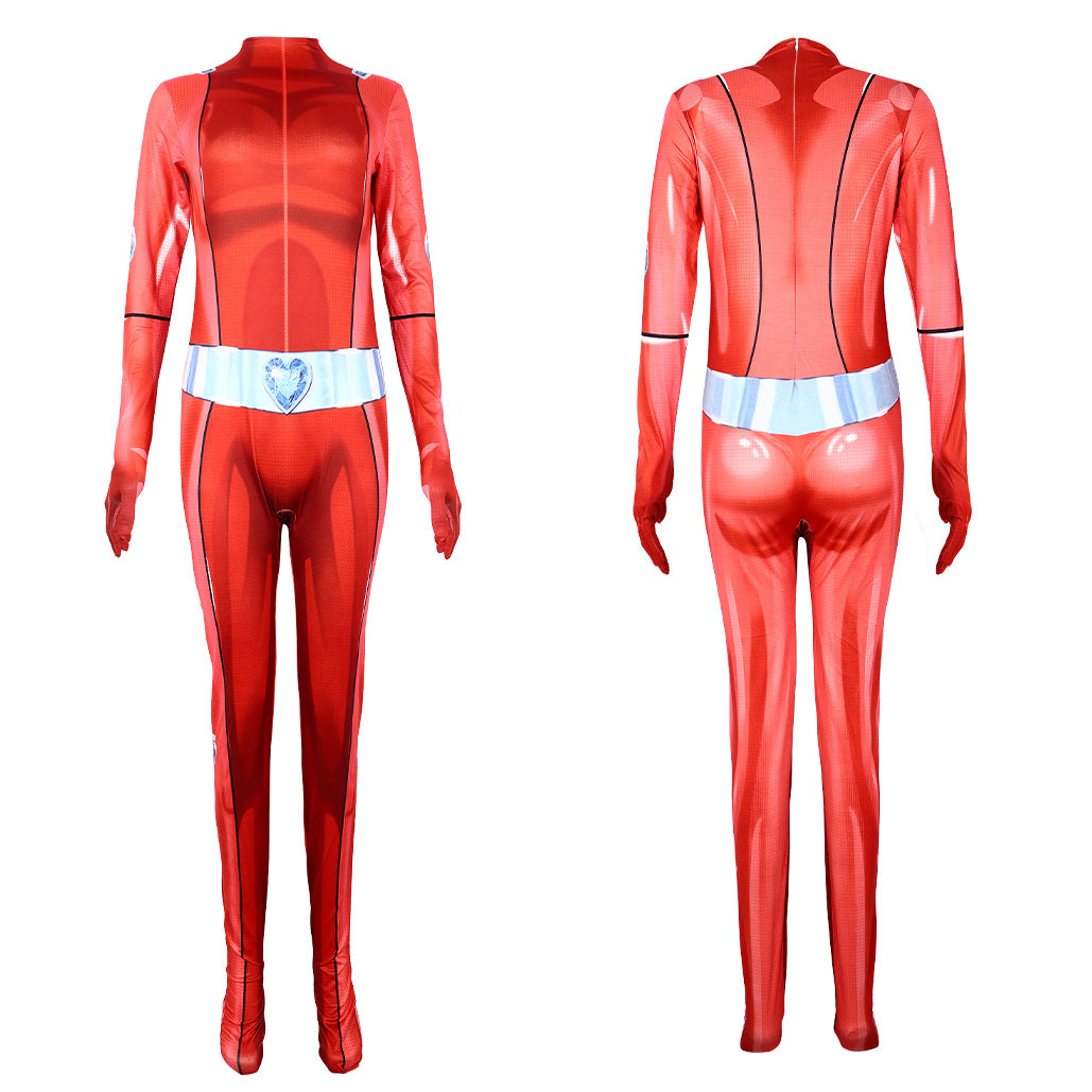 Totally Spies Clover Ewing Samantha Simpson Alexandra Bodysuit Kostüm