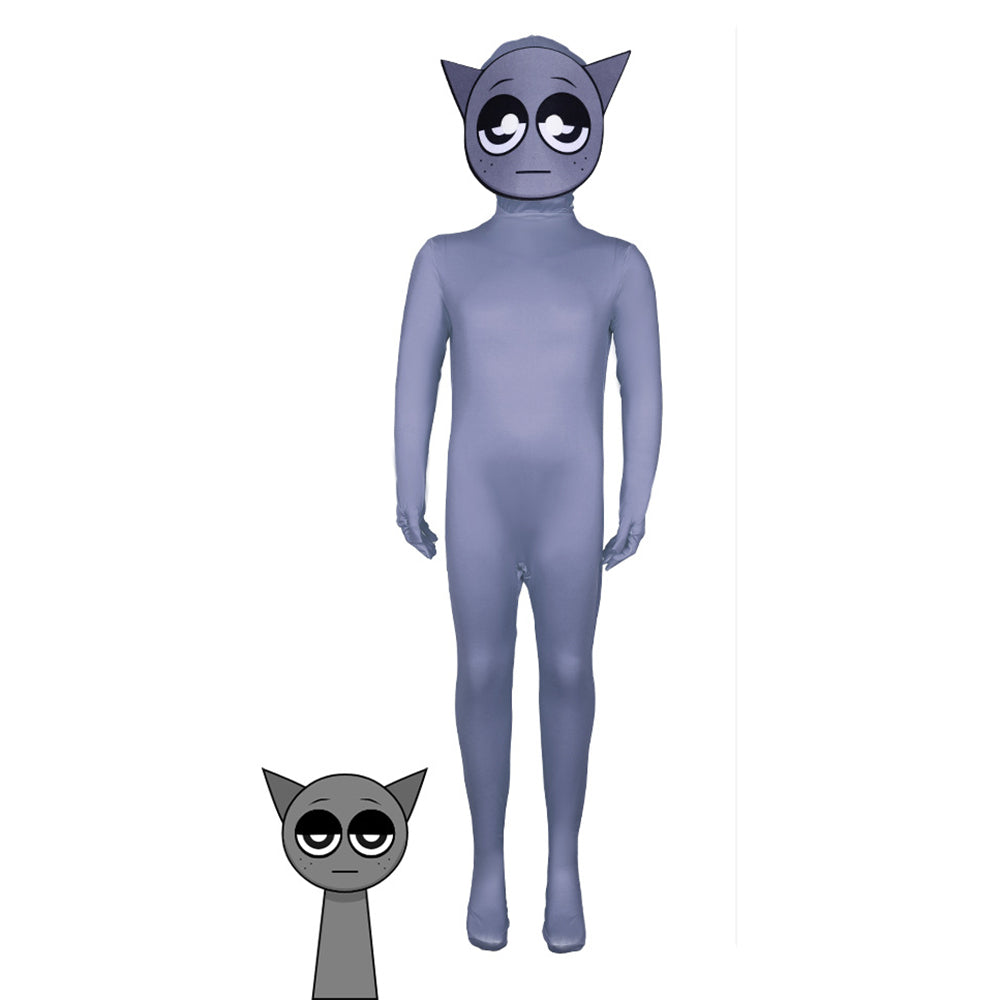 Sprunki Incredibox Kostüm Overall Body Halloween Kinder Erwachsene