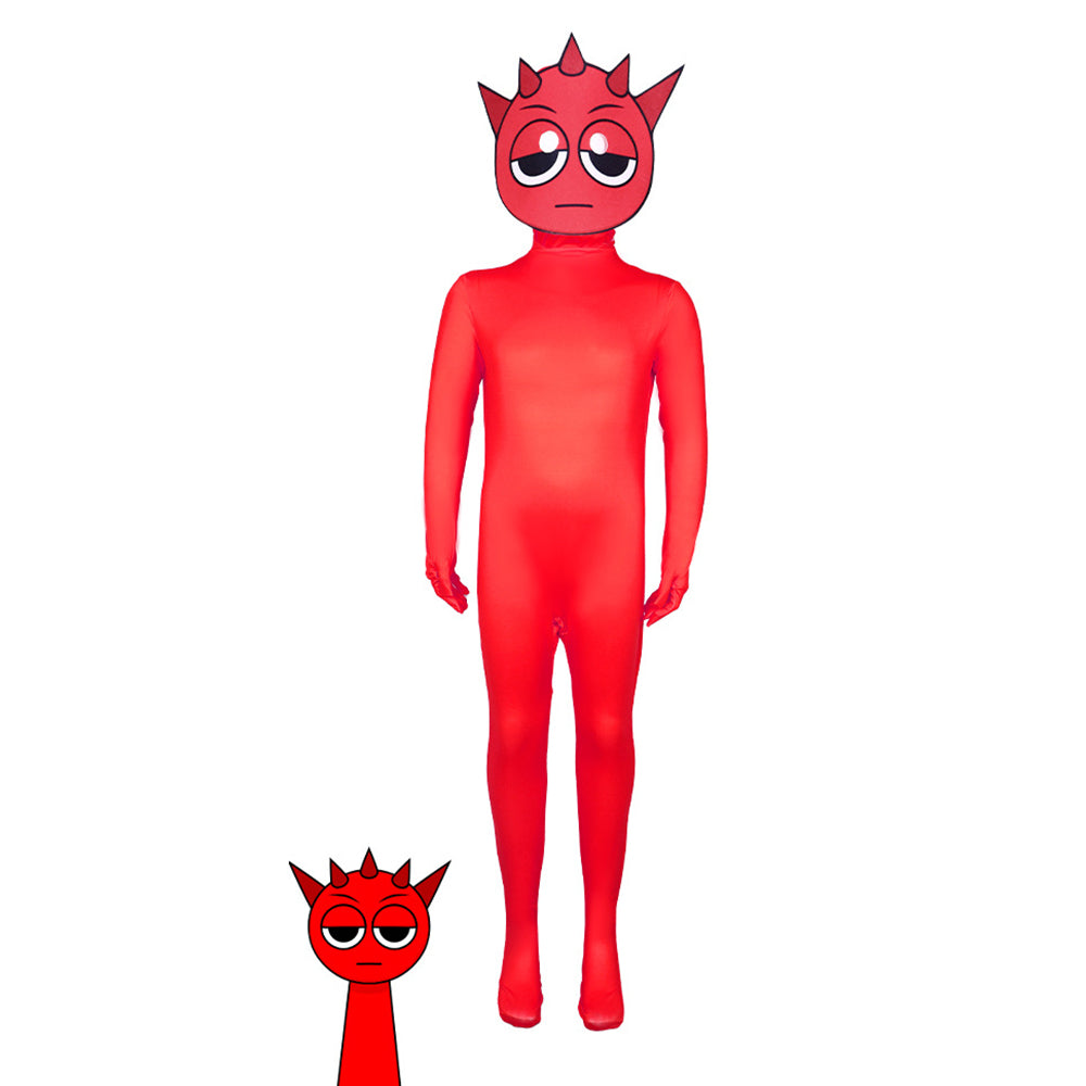 Sprunki Incredibox Kostüm Overall Body Halloween Kinder Erwachsene