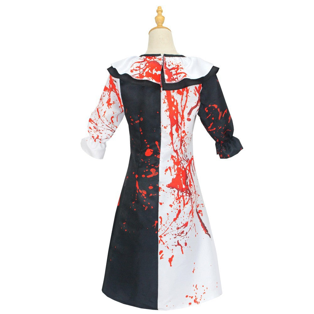 Terrifier 2 Art The Clown Joker Cosplay Costume Jumpsuit Halloween