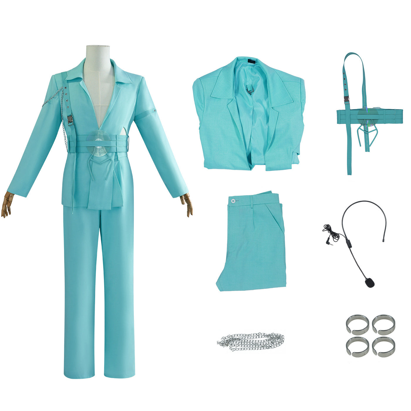 Alien Bühne R7 Luka Blink Weg Kostüm Halloween Party