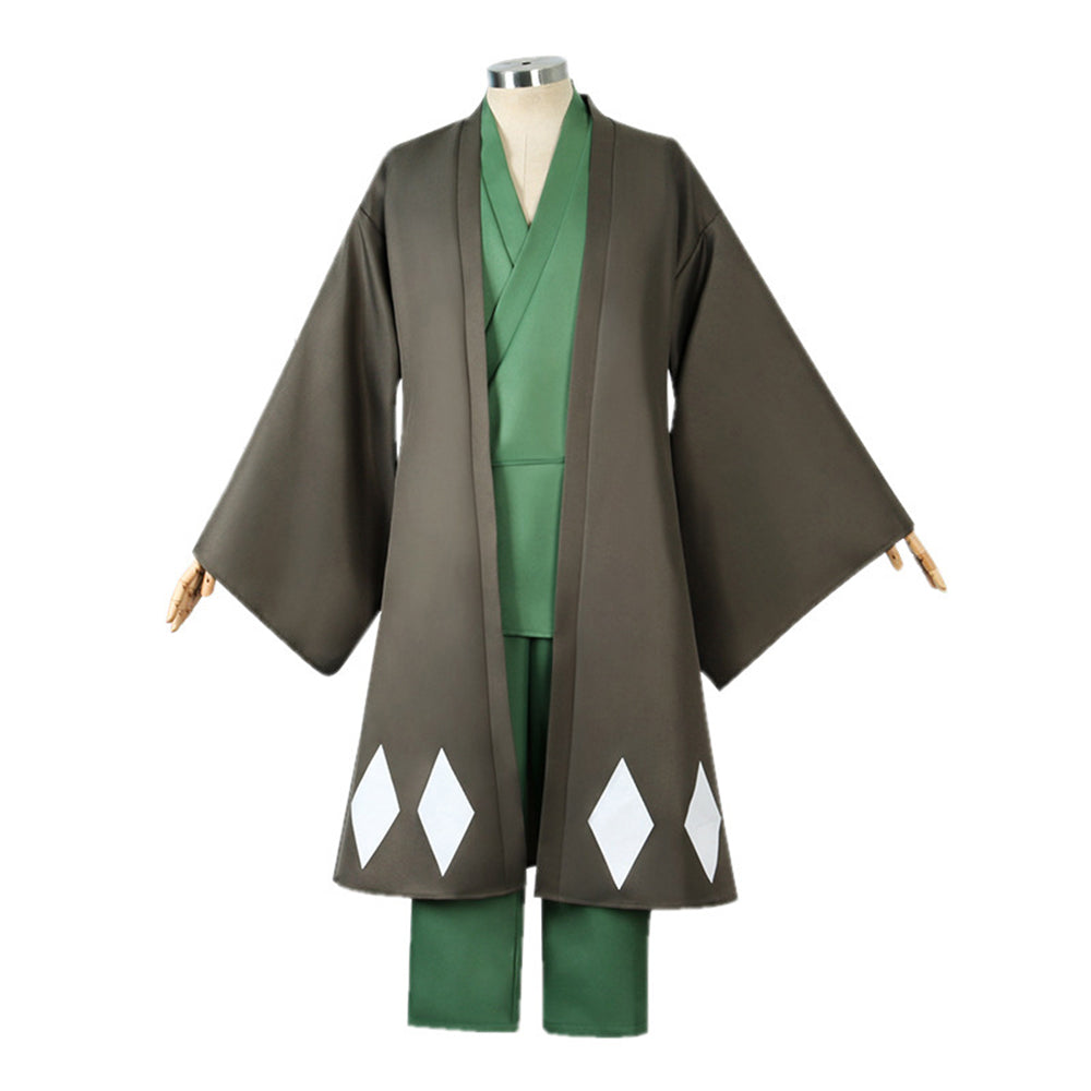 Bleach Urahara Kisuke Anime Cosplay Kostüm mit Hut Komplettset