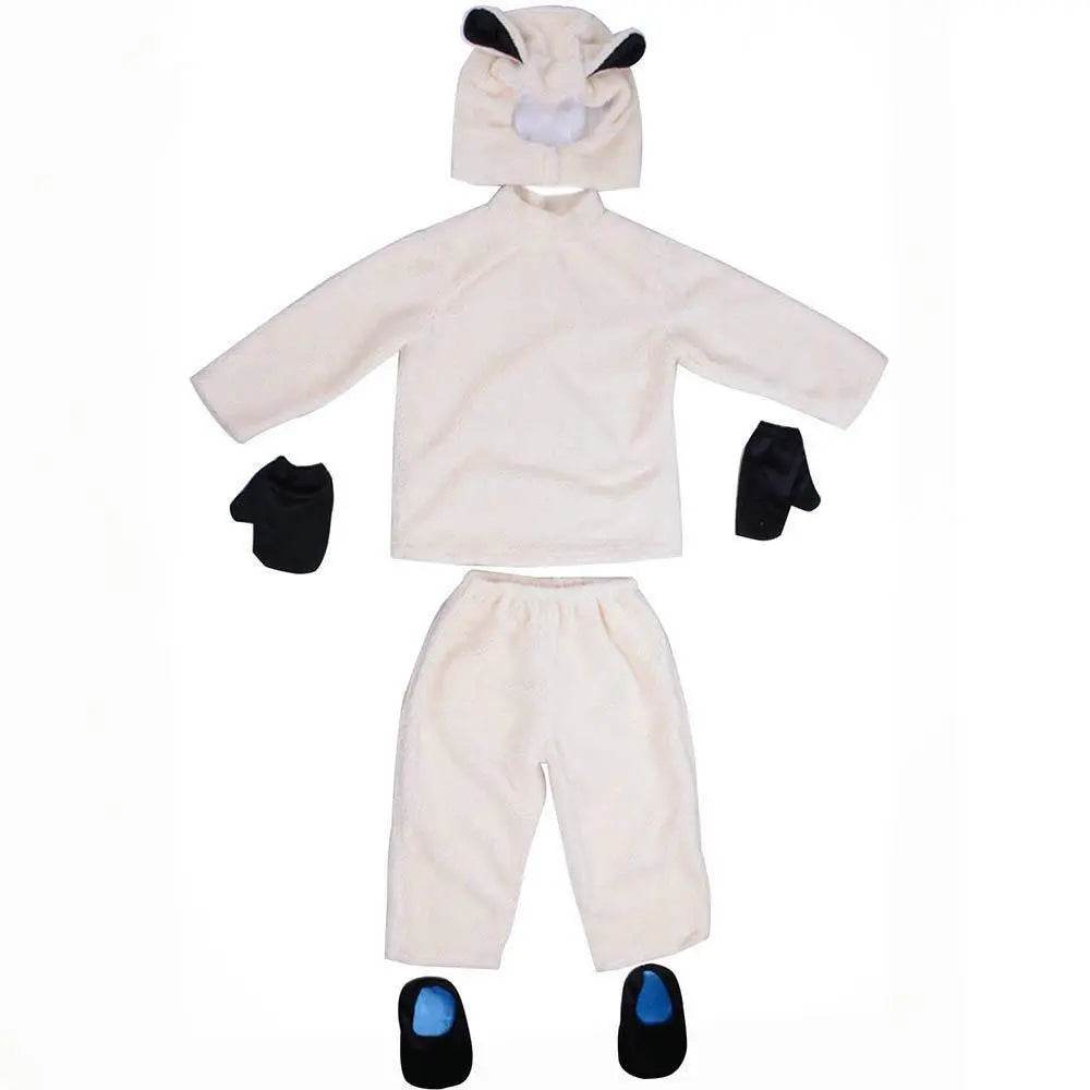 Adult kids Shepherd Sheep Costume Animal Cosplay Matching Costume - Ecosfun