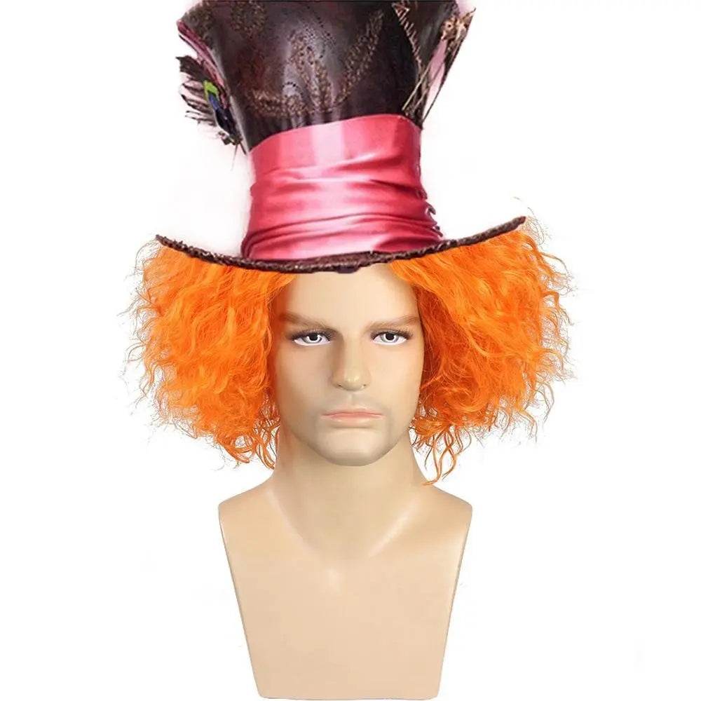Alice in Wonderland Cosplay Wig Hatter Movie Costume Wigs for Adult - Ecosfun