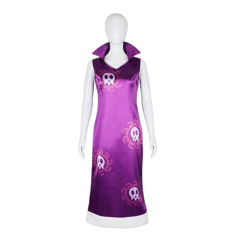 Boa Hancock Cosplay Costume One Piece Anime Outfits Halloween Carnival Dresses for Women - Ecosfun