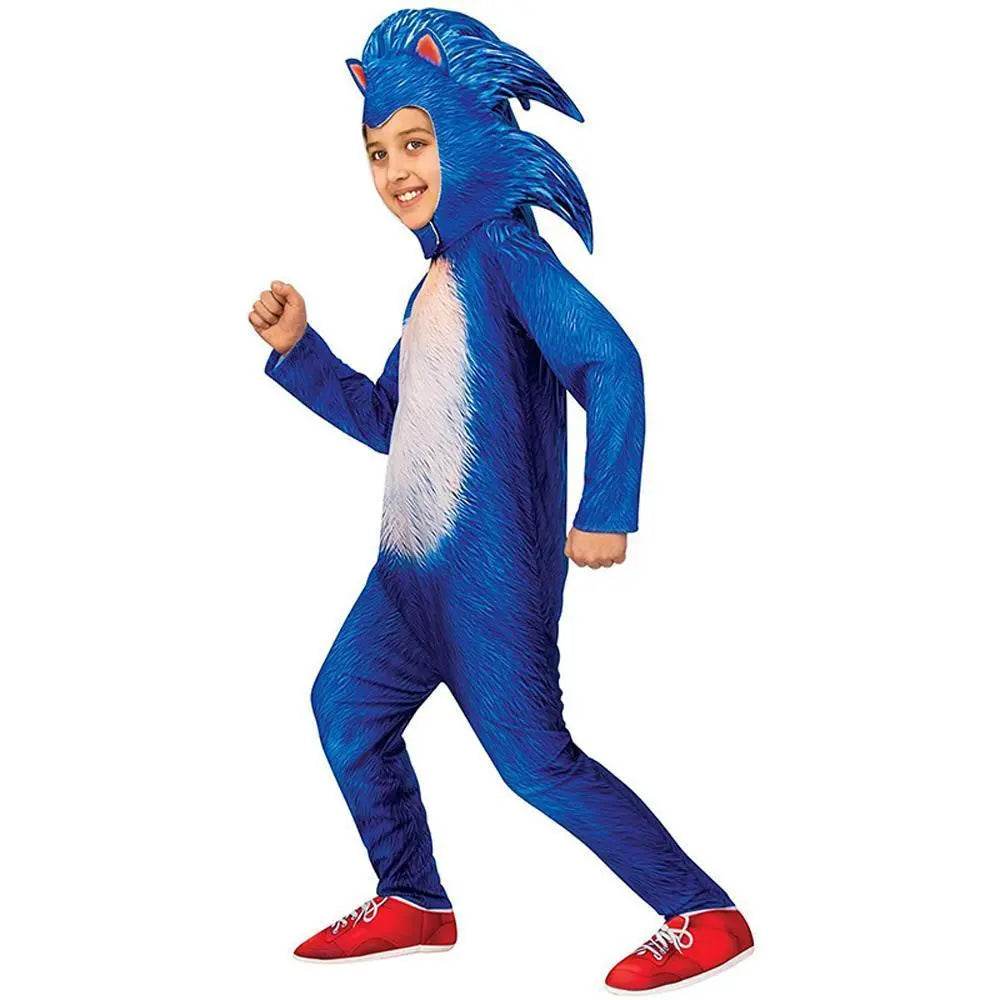Deluxe Sonic 2 Movie Sonic Costume Kids - Ecosfun