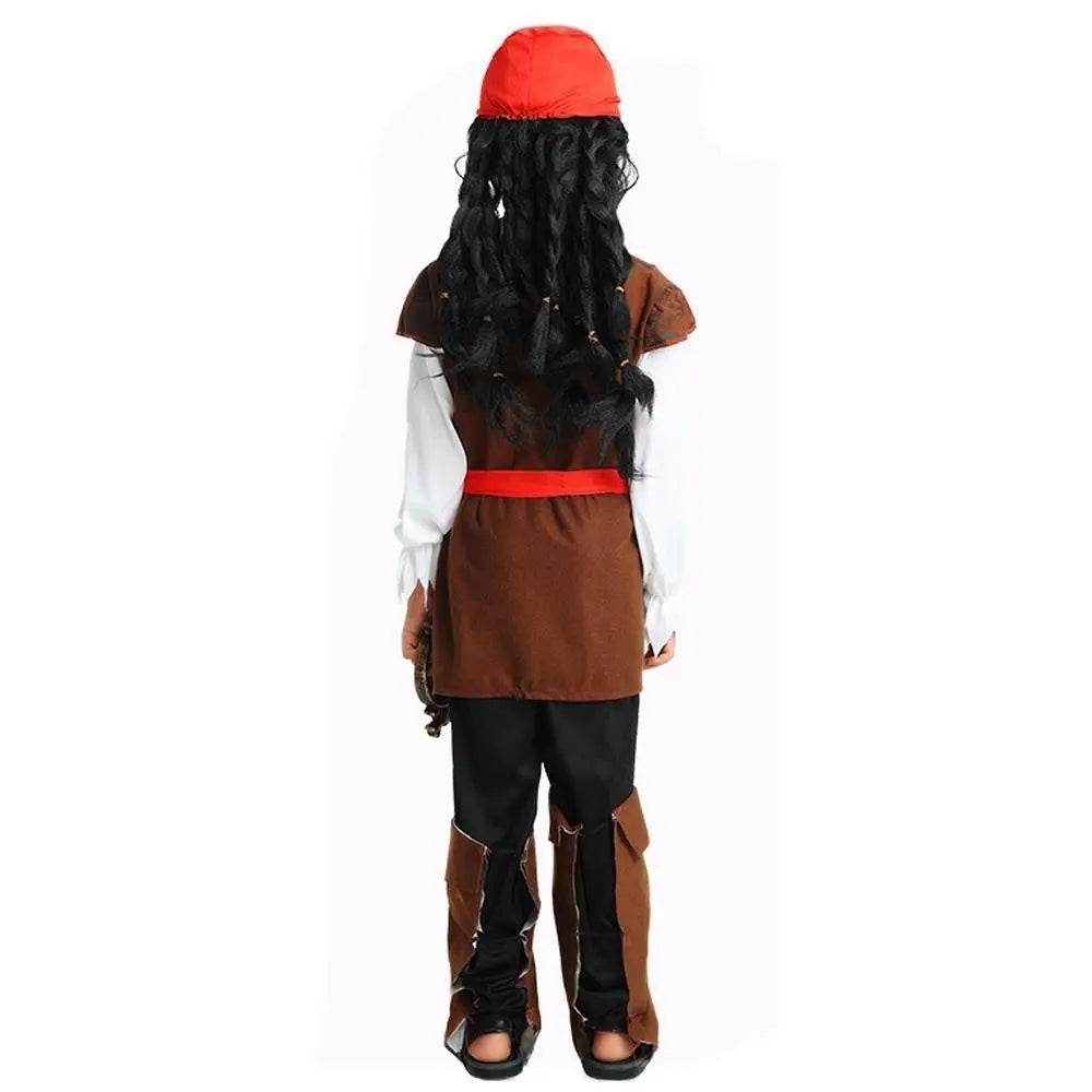 Family Matching Pirate Outfit Cosplay Costume Fancy Dress Halloween - Ecosfun