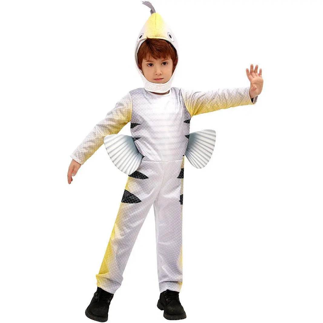 Flounder Kids Animal Jumpsuit Party Cosplay Costumes Halloween - Ecosfun