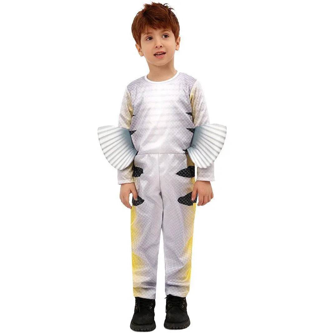 Flounder Kids Animal Jumpsuit Party Cosplay Costumes Halloween - Ecosfun