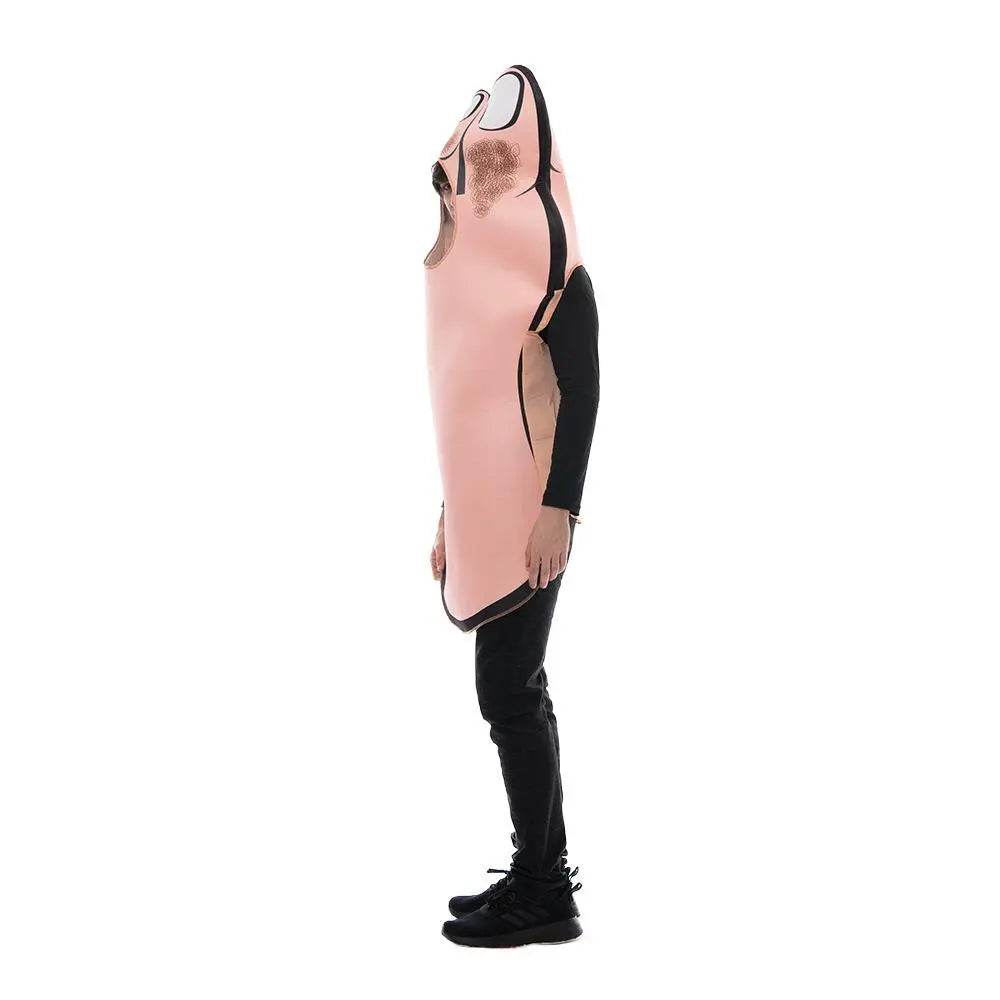 Funny Big Foot Cosplay Costume Halloween Stage Bar Party Outfit Dress Up for Adults - Ecosfun