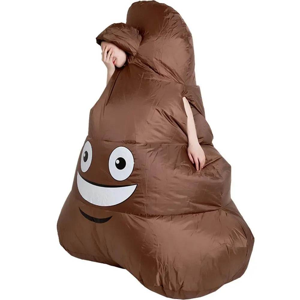 Halloween Emoji Poop Inflatable Party Stage Performance Cosplay Costume - Ecosfun