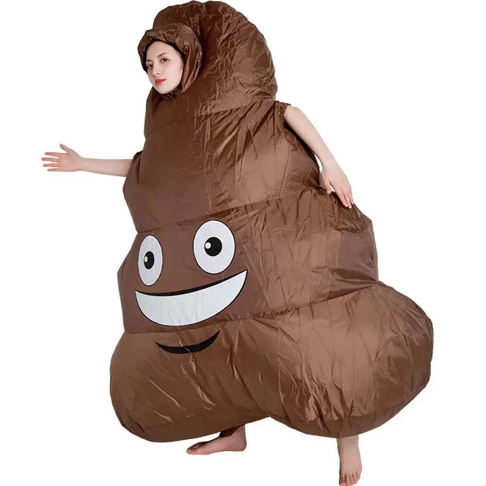 Halloween Emoji Poop Inflatable Party Stage Performance Cosplay Costume - Ecosfun