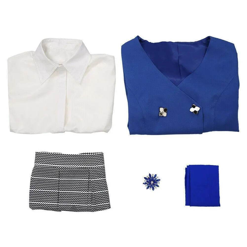 Heathers Veronica Sawyer Costume The Musical Halloween Carnival Cosplay Uniform Skirt Outfits Dress for Women - Ecosfun