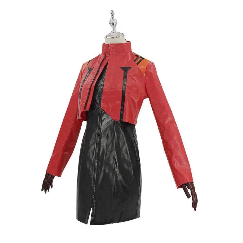 Katsuragi Misato Neon Genesis Evangelion Cosplay Costume Anime Uniform Jacket Halloween Dress Up Suit Outfit for Women - Ecosfun