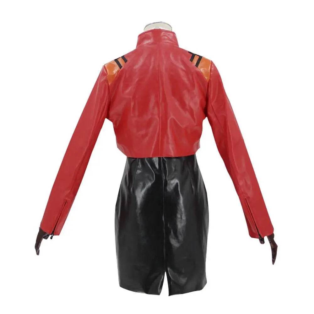 Katsuragi Misato Neon Genesis Evangelion Cosplay Costume Anime Uniform Jacket Halloween Dress Up Suit Outfit for Women - Ecosfun